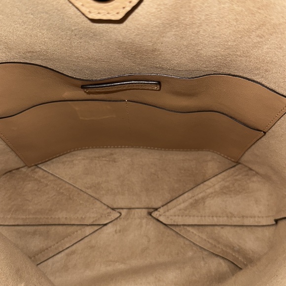 Michael Kors Junie Large Pebbled Leather Messenger Crossbody Bag - Picture 9 of 13